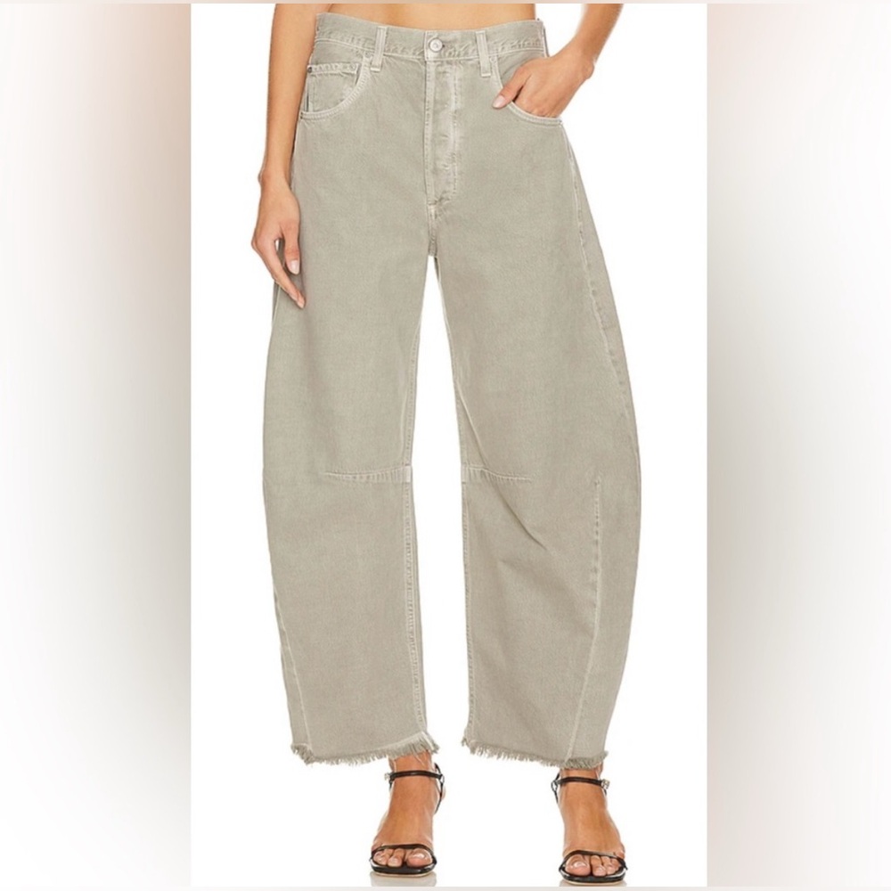 NWOT Free People X Citizens Of Humanity High-Rise Horseshoe Barrel Jeans Size 28 - Picture 4 of 11